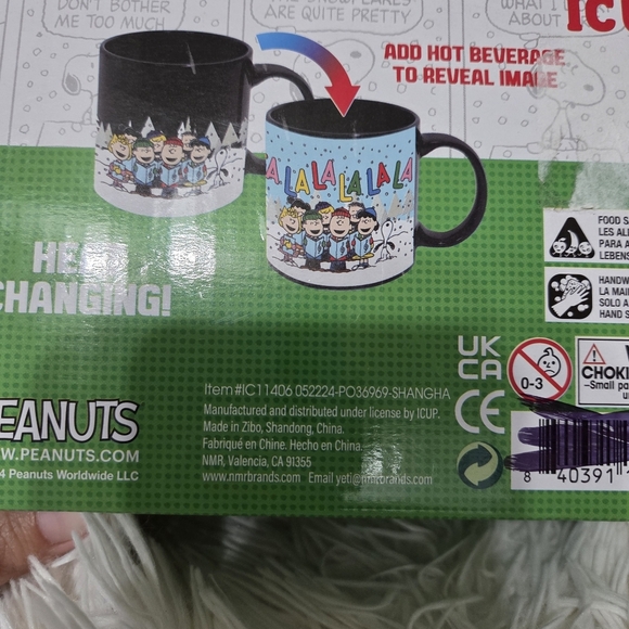 ICUP 2024 Peanuts 18oz Heat Changing Ceramic Mug Christmas Holidays Gift - Picture 3 of 3